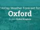 Oxford Weather Forecast