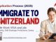 Switzerland Work Visa 2025