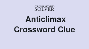 Anti Climax Crossword