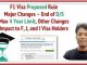 F1 Visa Changes